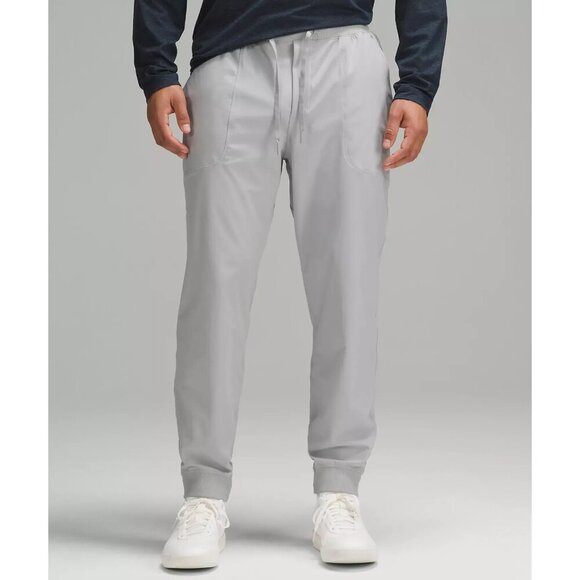 Lululemon ABC Joggers Casual Pants Cotton Chino Khaki Gray Size 2XL - Picture 1 of 10
